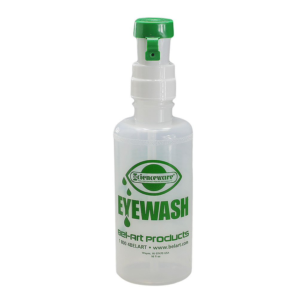 Bel Art Emergency Eye Wash Safety Station Bottle Refill 500ML Lab 